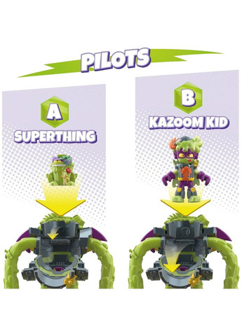 Ігровий набір Супербот Трешер S PSTSP116IN60 робот, казум-кид, фігурка SuperThings (307926207)