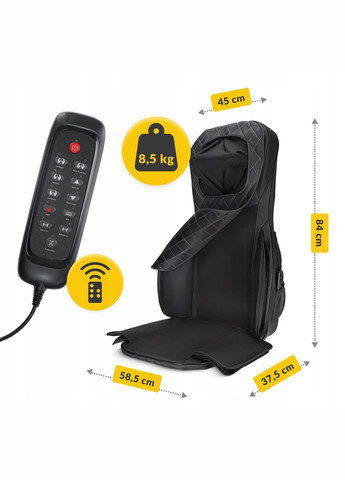 Массажная накидка Shiatsu многофункциональная, с подогревом Black () 4FIZJO P-5905973403528 (344588265)