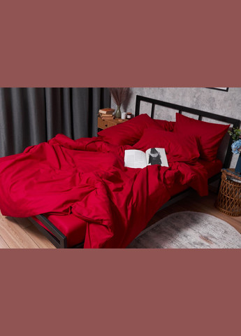 Комплект постельного белья Бязь Gold Люкс семейный 160х220х2 наволочки 2х70х70 (MS-820003147) Moon&Star Cherry Red (288043334)