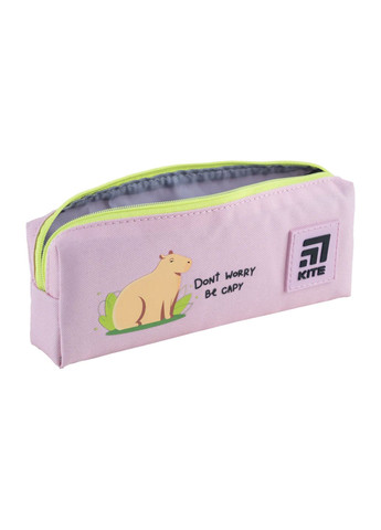 Пенал школьный цвет розовый ЦБ-00281123 Kite (341485732)