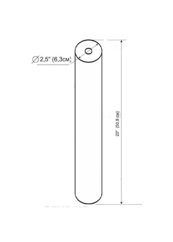 Картридж вугільний насипний Slim line 20*2,5″ UDF-10A Bio+ Systems (333703817)