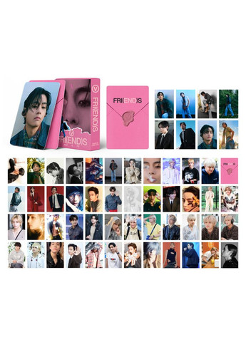 Набор кпоп карт с Техеном Friends ( 55 шт ) No Brand (325880544)