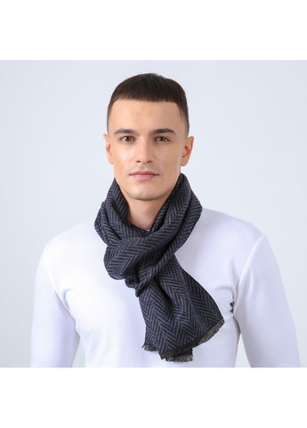 Шарф чоловічий ялинка кашемір синій ФЕРБ 883-147 LuckyLOOK 883-147M (352690927)