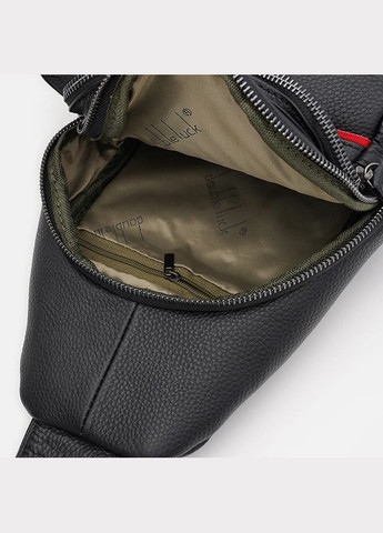 Чоловічий рюкзак шкіряний через плече K11022bl Black Keizer (301871579)