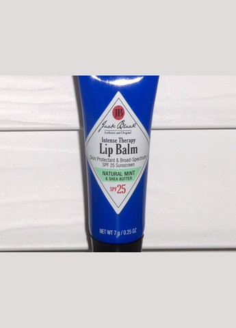Чоловічий бальзам для губ Intense Therapy Lip Balm SPF 25 з олією ши та м'ятою (9 гр) Jack Black (280898711)