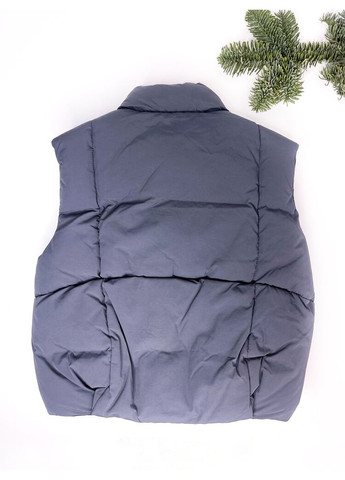 Демисезонный жилет 98 см графитовый артикул Л715 Zara (316038629)