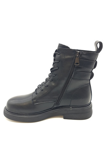 Жіночі черевики чорні шкіряні YA-12-2 25,5 см (р) Yalasou (259299682)