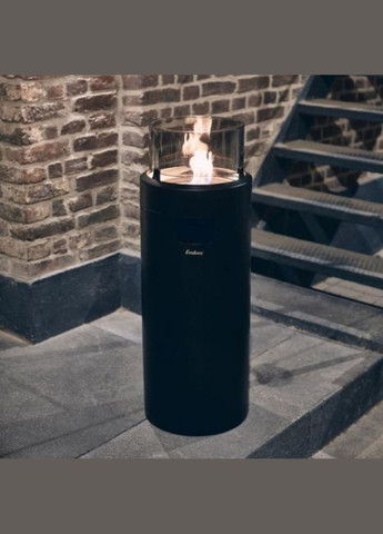 Вуличний газовий камін обігрівач NOVA LED М чорний 2.5 кВт 560030 Enders (317303392)