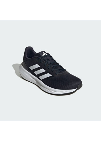 Чорно-білі Осінні кросівки runfalcon 3.0 adidas