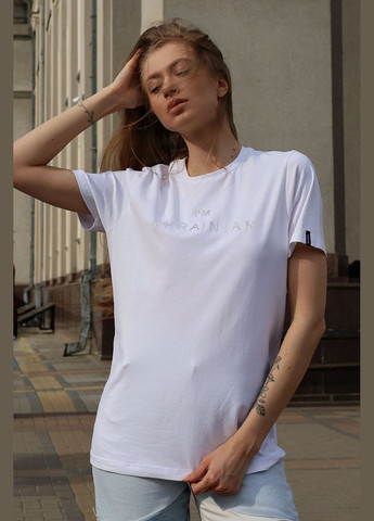 Біла літня футболка i'm ukrainian Garne