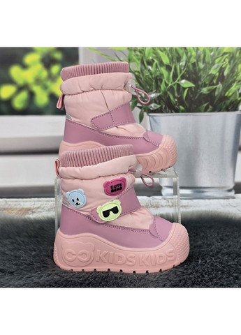 Зимние сапоги дутики детские для девочки зимние на овчине. Fashion