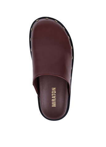 Жіночі Мюлі CL2429-10 Коричневий Шкіра MIRATON (368754055)