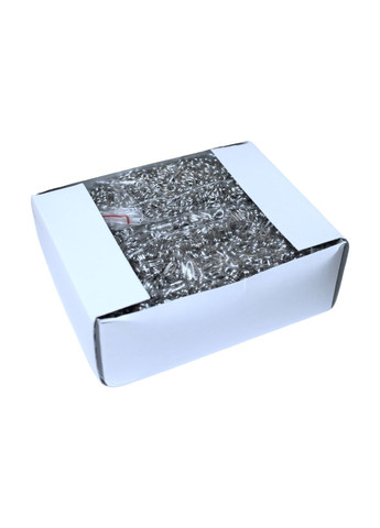 Гачки пришивні сріблясті №3/18мм/1770пар FROM FACTORY KRZ (339105288)