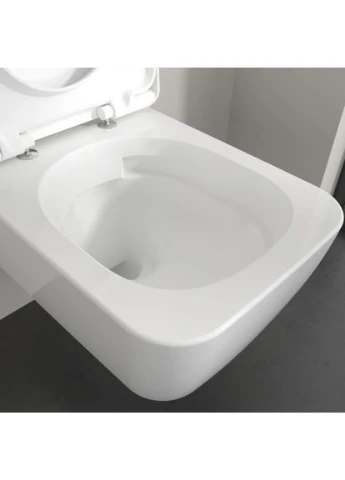 Підвісний унітаз SKYLA, настінний, прямокутна Villeroy & Boch (401873160)