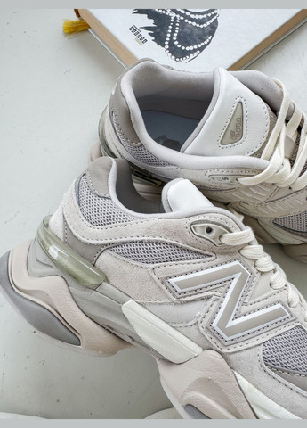 Кроссовки женские и мужские New Balance 9060 beige | Нью Беланс 9060 бежевые No Brand бежевые демисезоны (347223371)