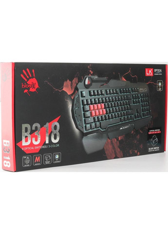 Игровая клавиатура B318 LK Black Bloody (372464625)