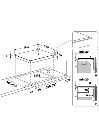 Варочная поверхность AKT8900BA WHIRLPOOL (332978231)
