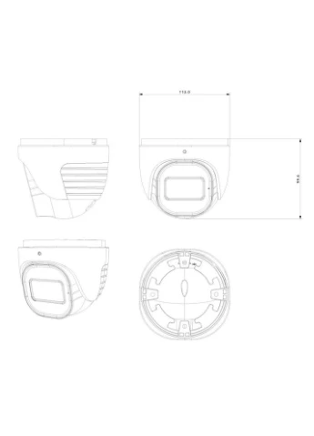 IP-видеокамера 2 Мп DH-320SRN-MVF (2.8-12 мм) Provision-ISR (386024277)