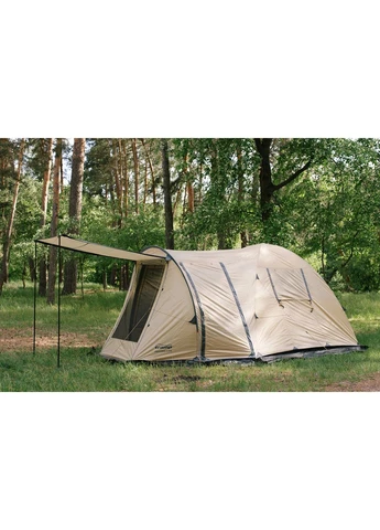 Палатка Tramp Anaconda 4 (V3) на 4 места 2-х комнатная Дюрапол 13,5 кг песчаный No Brand (401272086)