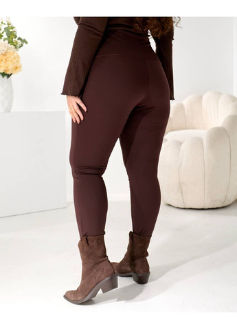 Теплые лосины на флисе с высокой посадкой No Brand (366391810)