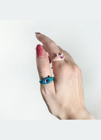 Колечко милый розовый котик в кокетт лолита стиле с одним глазом няшное фэнтези fairycore эльфийская харадзюку эстетика винтаж No Brand (314692837)