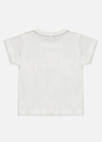 Біла літня футболка для дівчинки колір білий cb-00217691 Difa