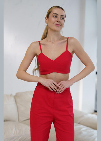 Жіночий костюм "Alessandra long” малиновий No Brand (360072068)