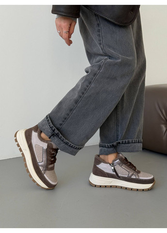 Зимові кросівки No Brand коричневі зими (369607977)