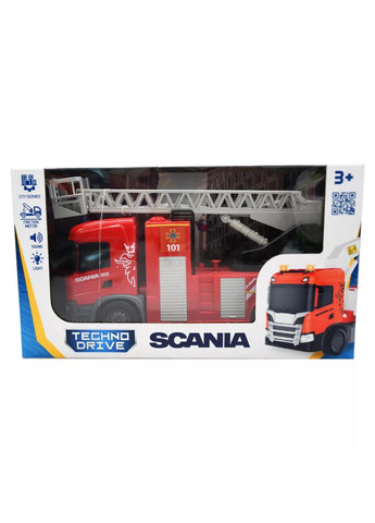 Автомодель Big Truck Пожежна машина Scania (6407KS) TechnoDrive (362538522)