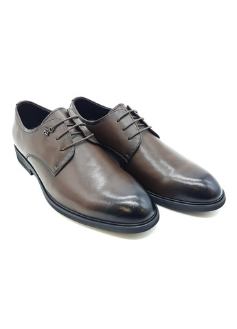 Чоловічі туфлі коричневі шкіряні YA-11-13 27,5 см (р) Yalasou (259326261)