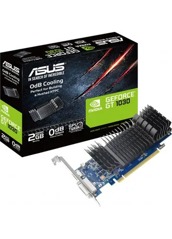 Видеокарта GeForce GT 1030 2GB GDDR5 Silent (GT1030-SL-2G-BRK) (код 92707) Asus (393118160)