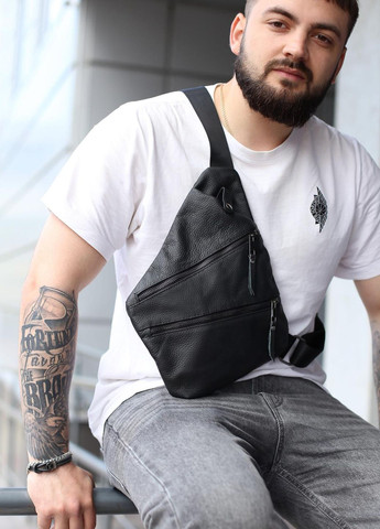 Кросс-боди из натуральной зернистой кожи Vishnya (317842733)