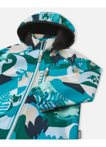 Голубая демисезонная куртка softshell Reima Vantti