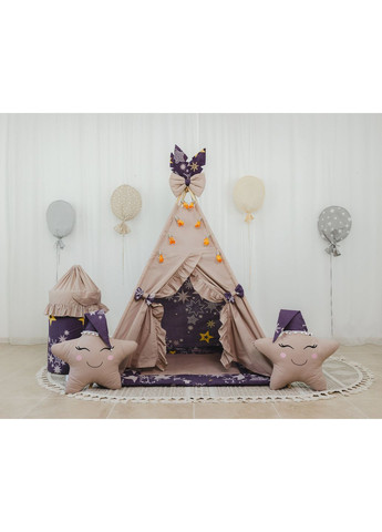 Вігвам в дитячу Зоряна мрія + кошик для іграшок No Brand (367254579)