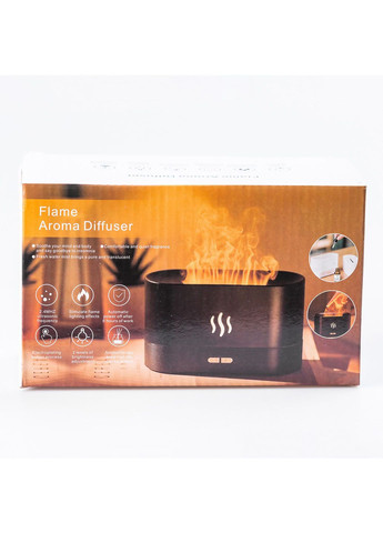 Зволожувач повітря ультразвуковий Flame fireplace 2в1 з ефектом полум'я 7 режимів підсвітки 180 мл Idea (290416613)