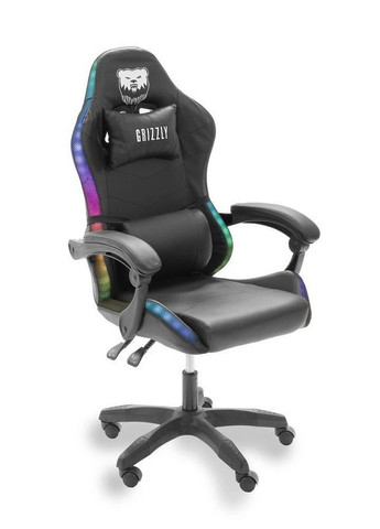 Геймерське крісло Grizzly з RGB LED підсвіткою No Brand (368468382)