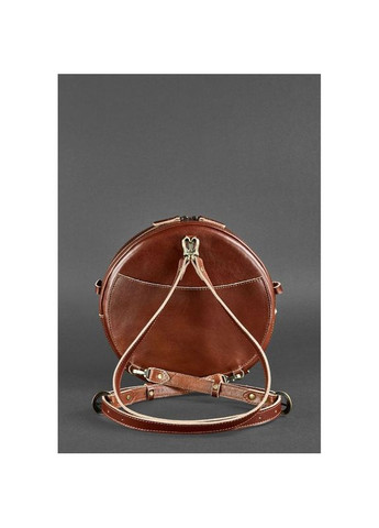 Сумка рюкзак женский кожаный Maxi светло-коричневая BlankNote (301871550)