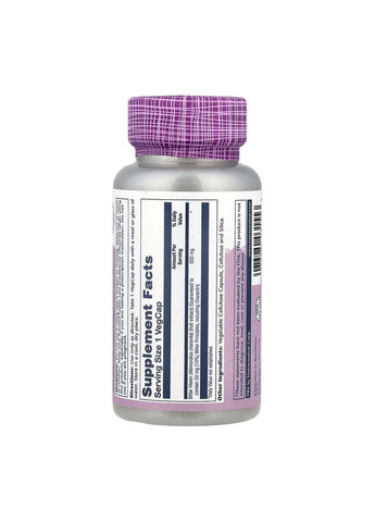 Экстракт горькой дыни 500 мг 30 капсул для контроля уровня сахара в крови Solaray (367957460)