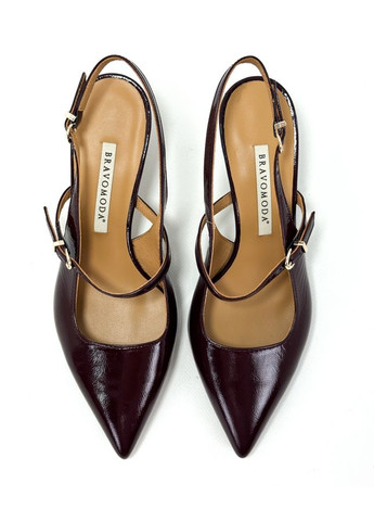 Босоніжки 0342 Bordo розмір Bravo Moda (337648377)