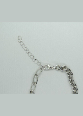 Браслет жіночий 18 см сріблястий Вихор з Божою корівкою 5 мм Liresmina Jewelry (289355734)