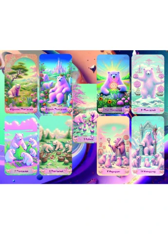 Карти Таро Рожеві Ведмедики — Pink Bears Tarot (386660830)