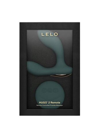 Массажер простаты Hugo 2 Remote Green, 2 мотора, очень мощный, пульт ДУ Lelo (322740355)