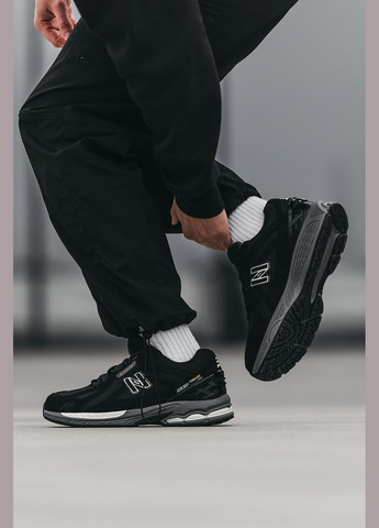 Черные зимние кроссовки зимние мужские new balance 1906r winter black grey fur gore-tex | нью беланс 1906r черные серые с мехом No Brand