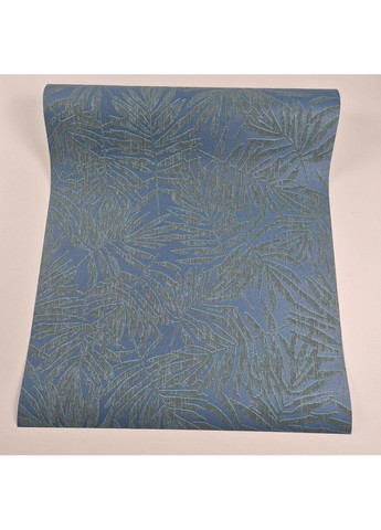 Виниловые обои 0.53 × 10.05 м 94133, синие с узором для гостиной, спальни, офиса MARBURG (368895612)