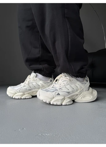 Білі літні кросівки adidas vento xlg deluxe white/grey адідас венто No Brand