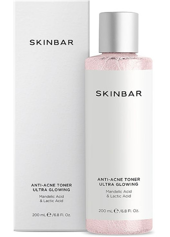 Тонер для обличчя антиакне з мигдалевою та молочною кислотою Mandelic Acid & Lactic Acid Face Toner 200ml (841786-139452) SKINBAR (368868950)