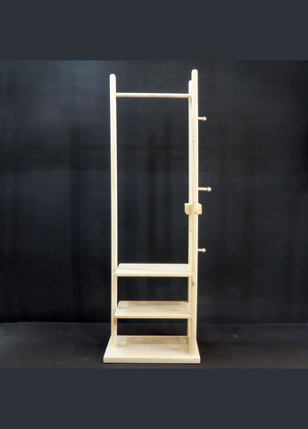 Стійка вішалка для одягу з дерева Преслав бланже (СВГ-002801) No Brand (328076373)