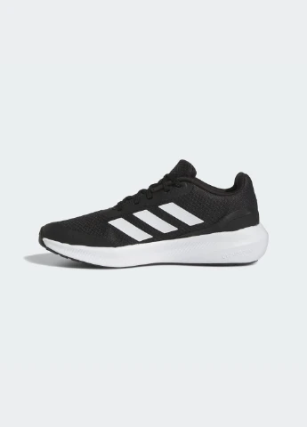 Чорні всесезонні бігові кросівки runfalcon 3 lace adidas