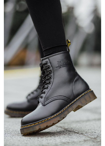 Черевики жіночі Dr.Martens 1460 Black Доктор Мартинс (Хутро) No Brand (366072209)