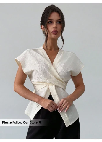 Жовта блуза SHEIN